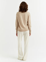 Chinti and Parker  | Essentials Cardigan in Oatmeal