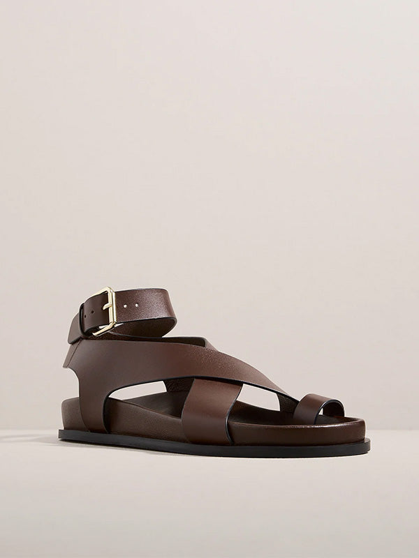 A Emery | The Jalan Sandal in Walnut