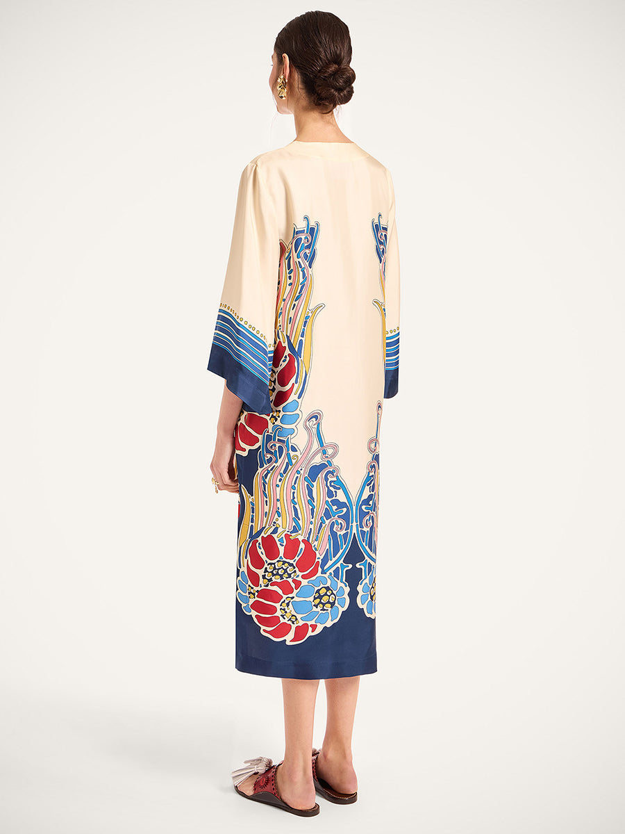 The Kaftan in Lemuria Placee Blue