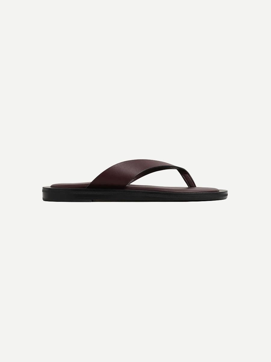 The Marcelle Sandal in Claret