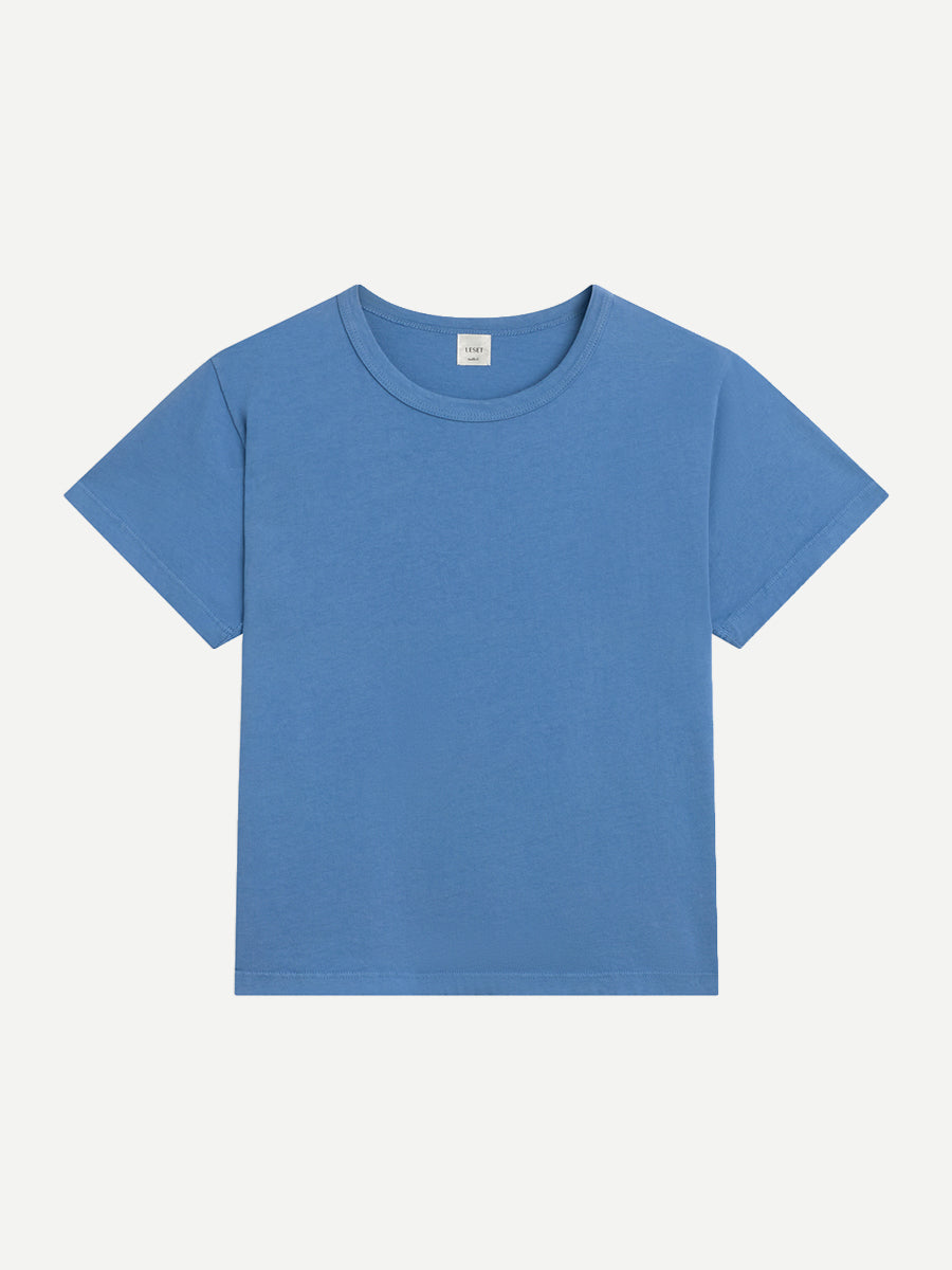 LESET The Margot Tee in Bleuet