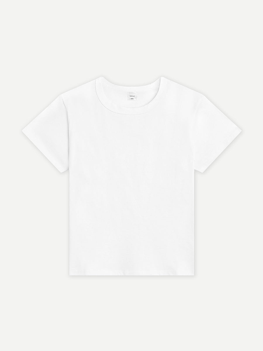 LESET The Margo Tee in White