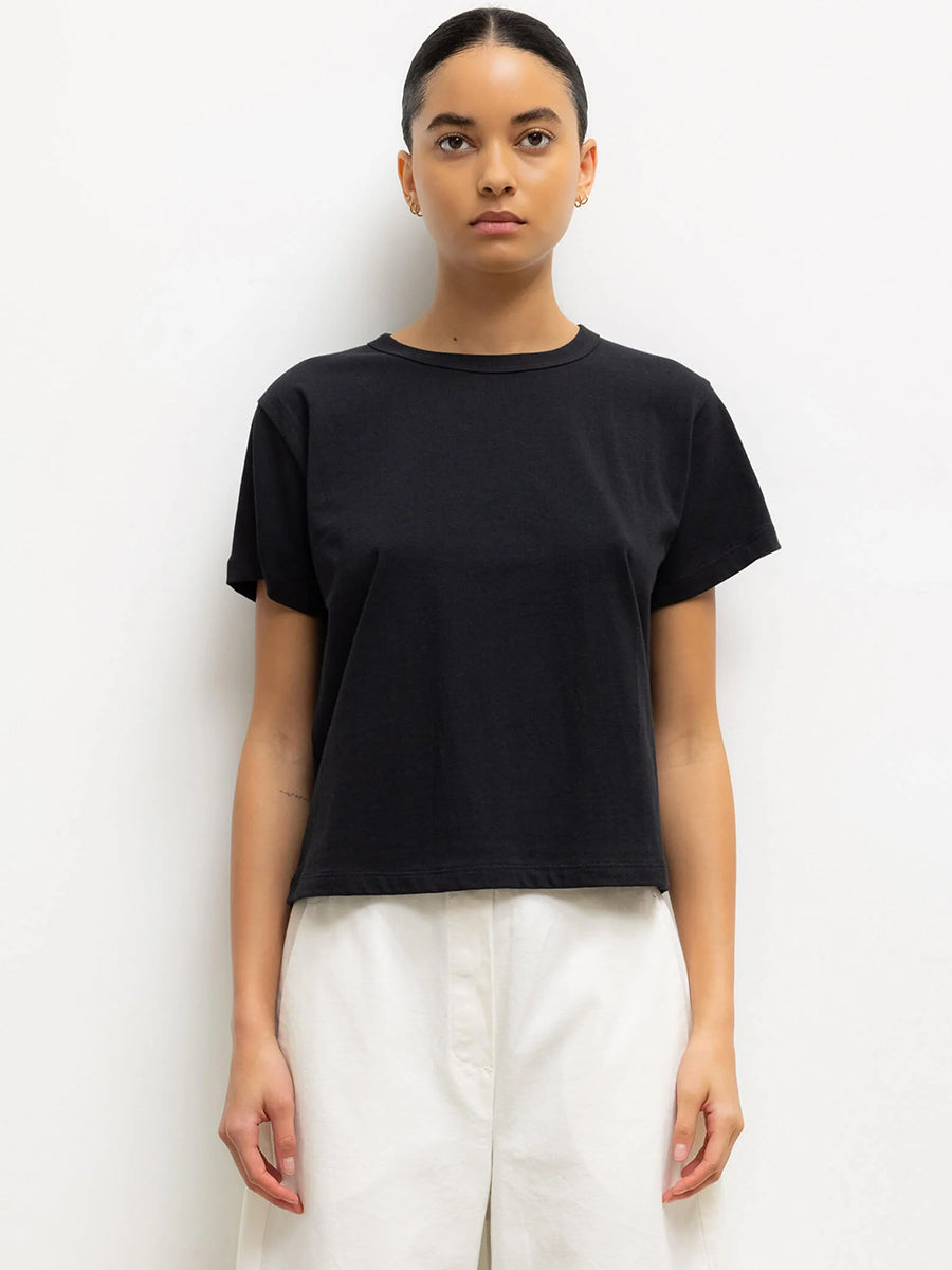 LESET The Margo Tee in Black
