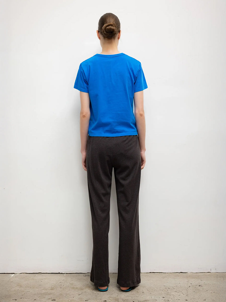 The Margo Tee in Leset Blue