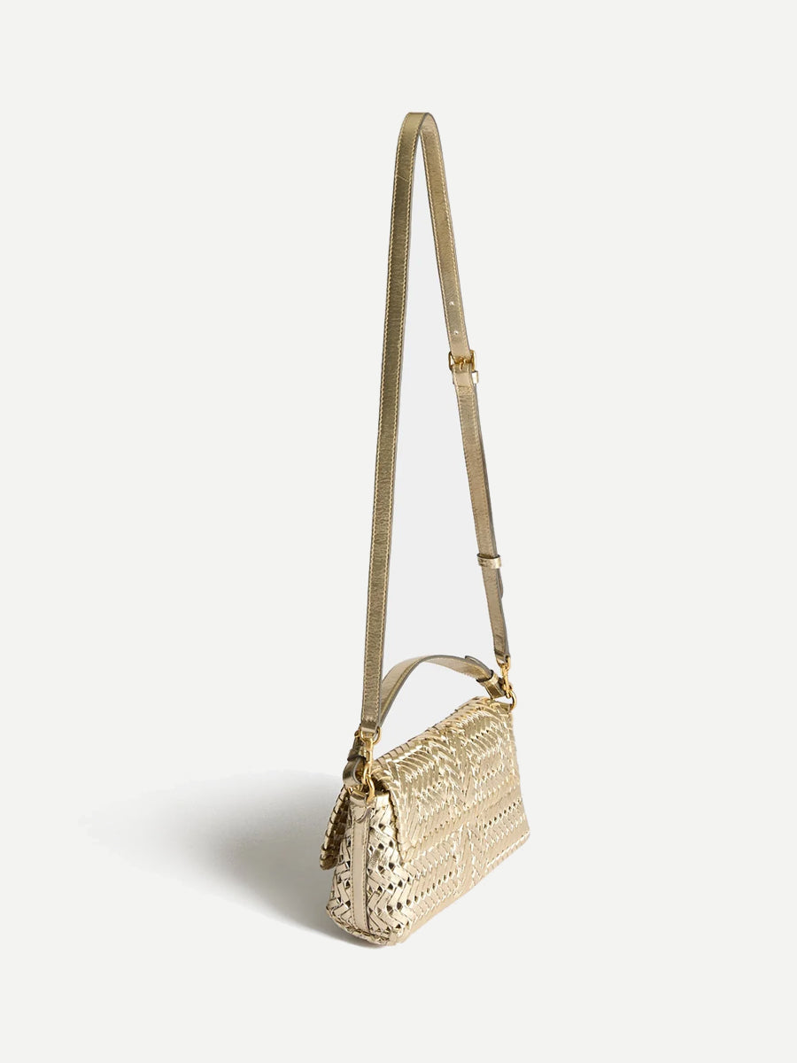 The Neeson New Crossbody in Platino Mirror