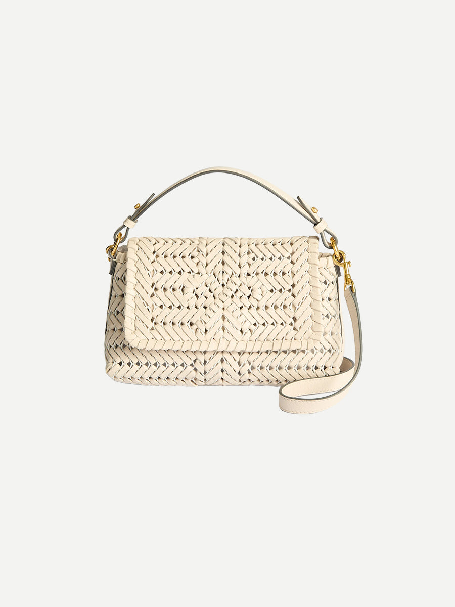 The Neeson New Crossbody in Shiny Chalk