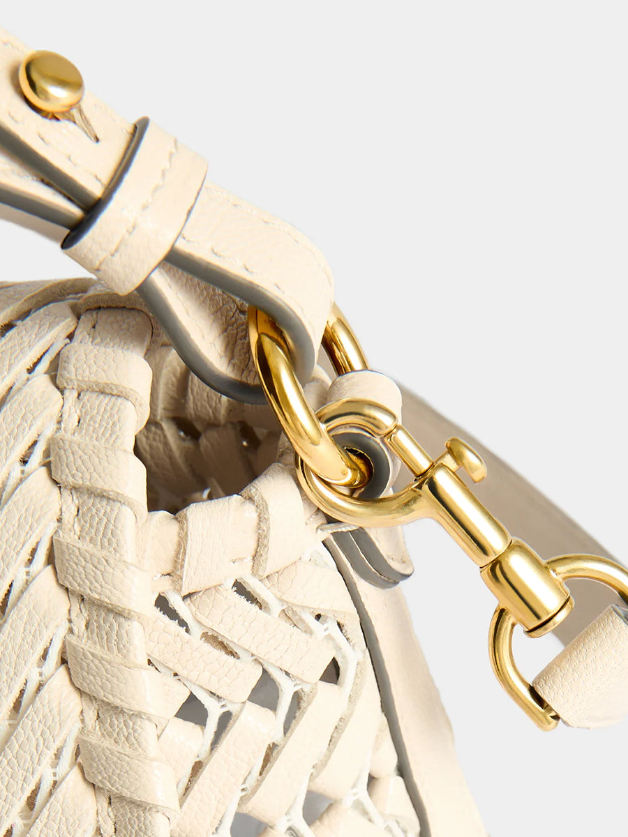 The Neeson New Crossbody in Shiny Chalk