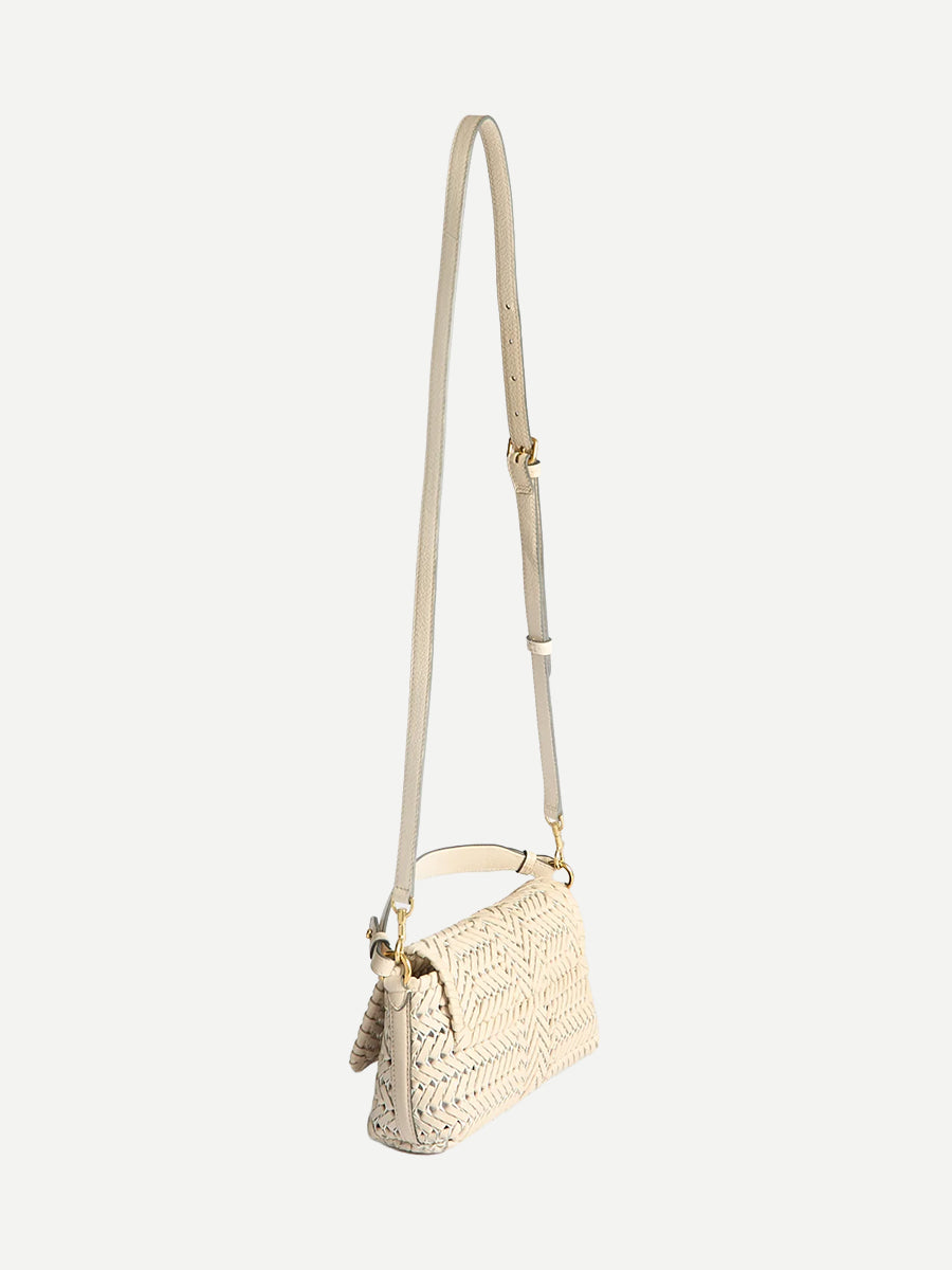 The Neeson New Crossbody in Shiny Chalk