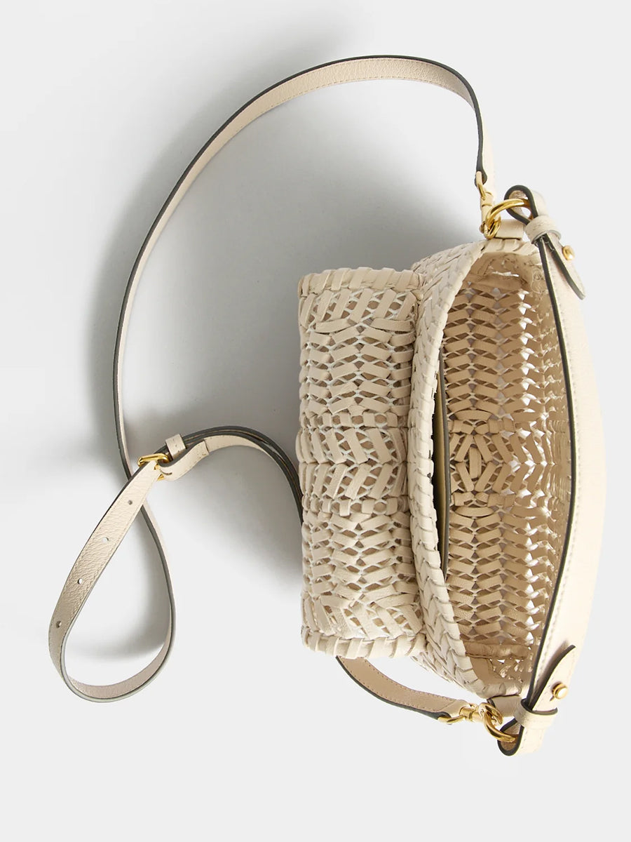 The Neeson New Crossbody in Shiny Chalk