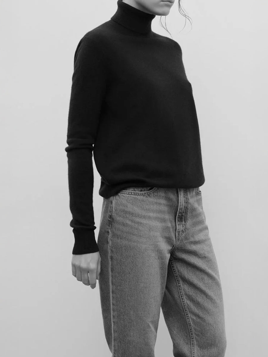 The Uniform | The Polo Neck in Black