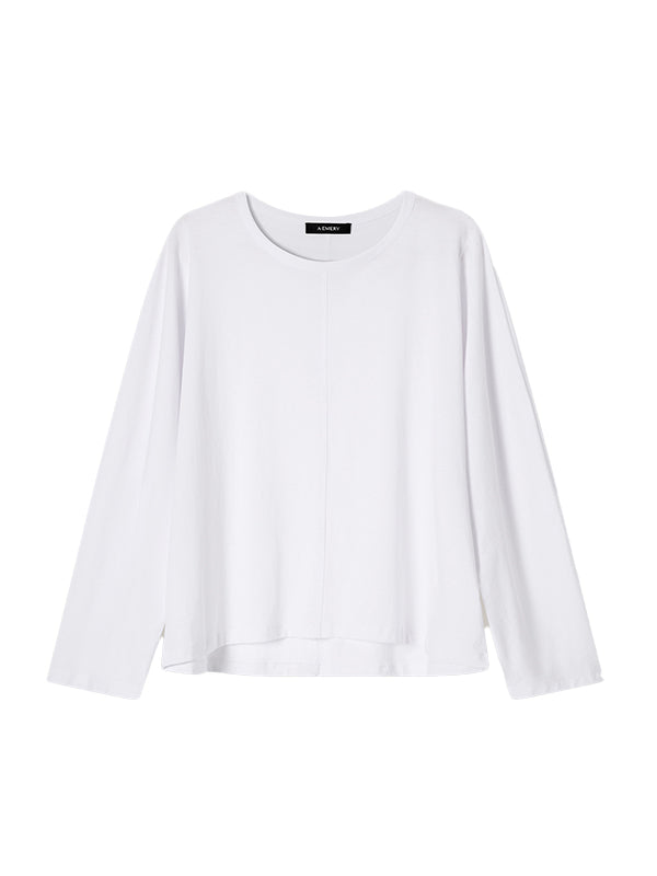 A.Emery | Una Long Sleeve Top in Parchment