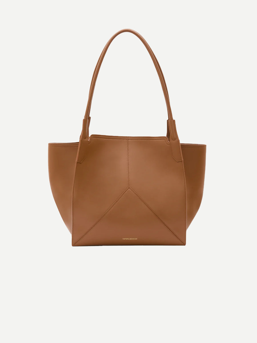 Victoria Beckham The Victoria Small Soft Tote in Tan