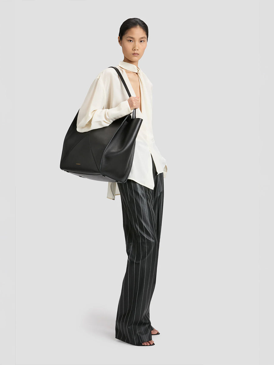 Victoria Soft Tote in Black