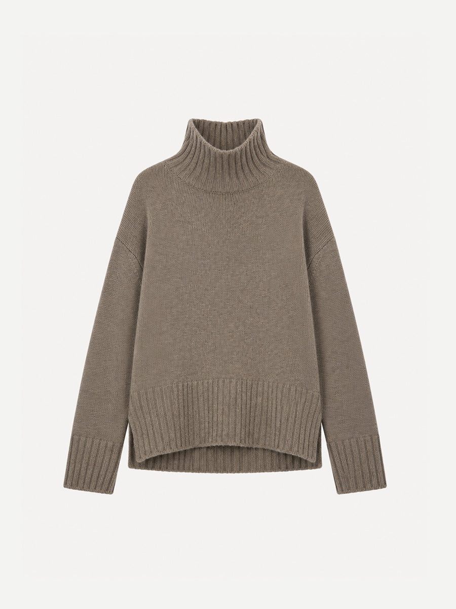 The Uniform | The Chunky Rollneck in Mushroom