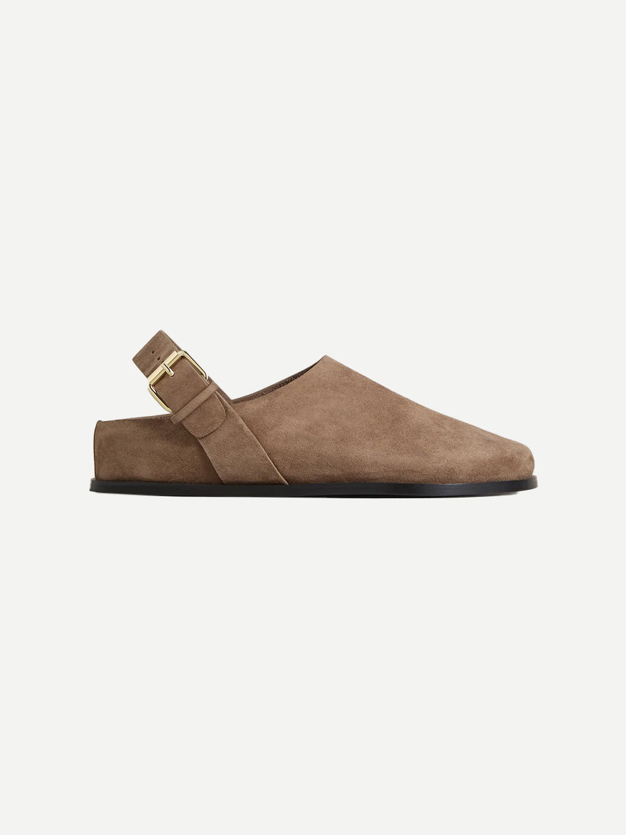 Louis Clog in Caribou Suede