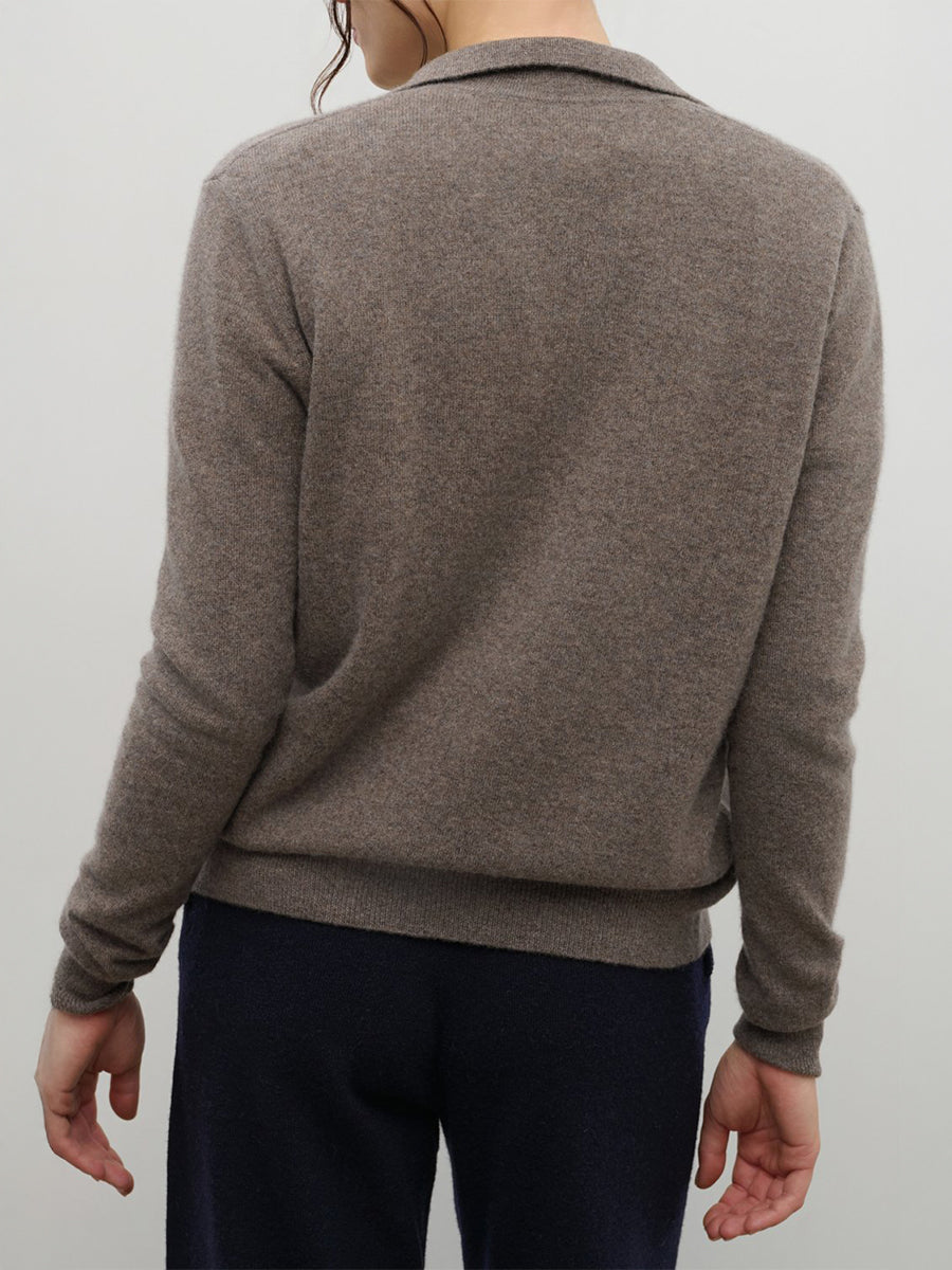 The Uniform The Polo Shirt in Mushroom