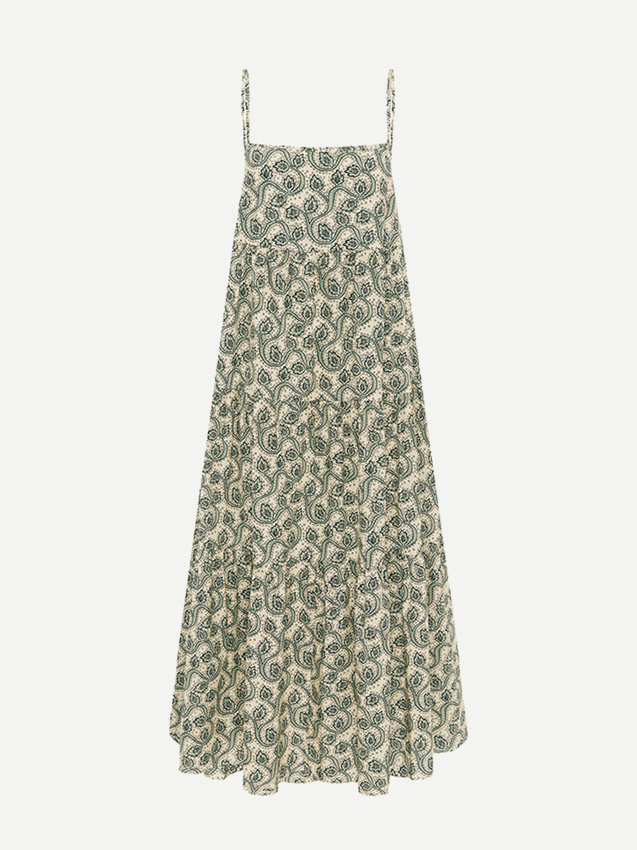 Matteau Tiered Sundress in Vine