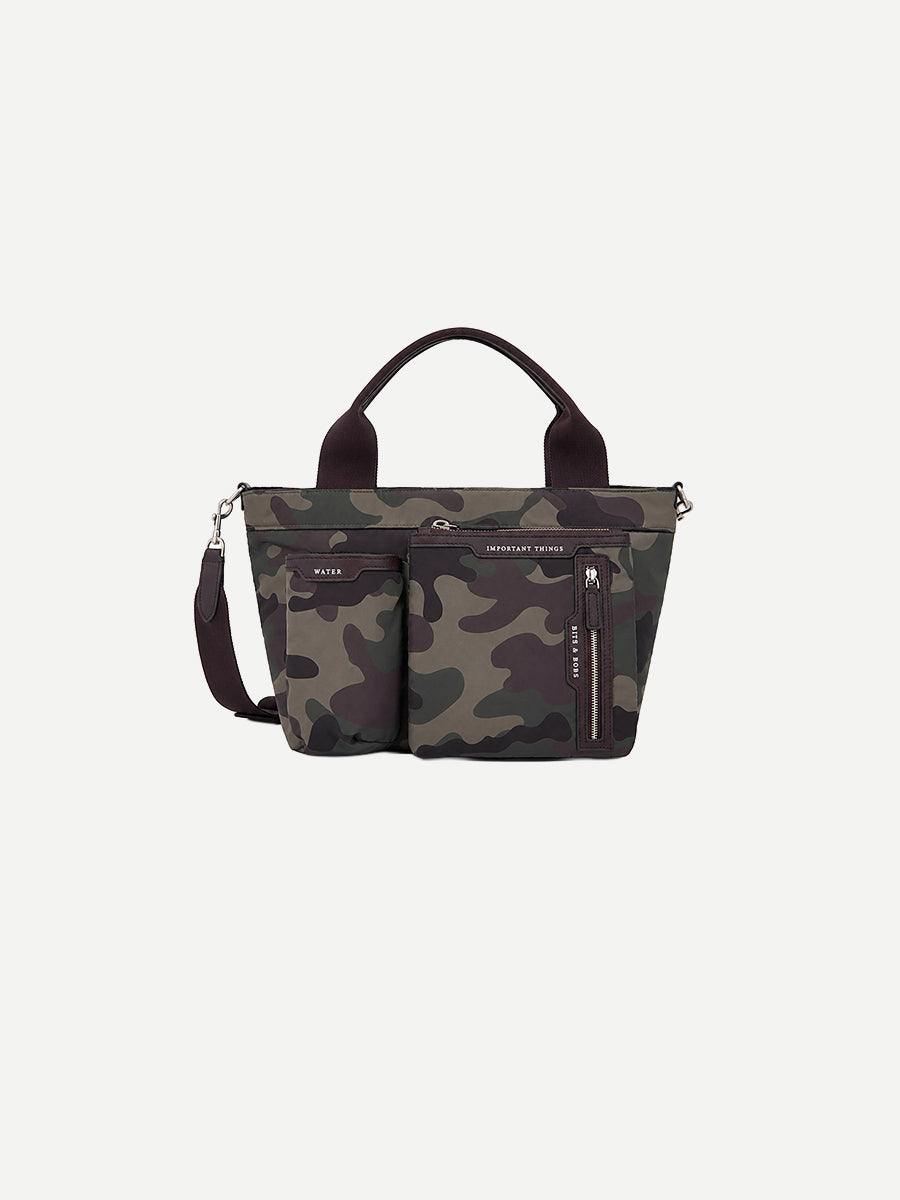 Anya Hindmarch E/W Tote Mini Multi Pocket in Camouflage