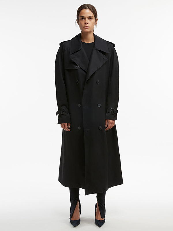 Wardrobe.NYC | Trench Coat in Black