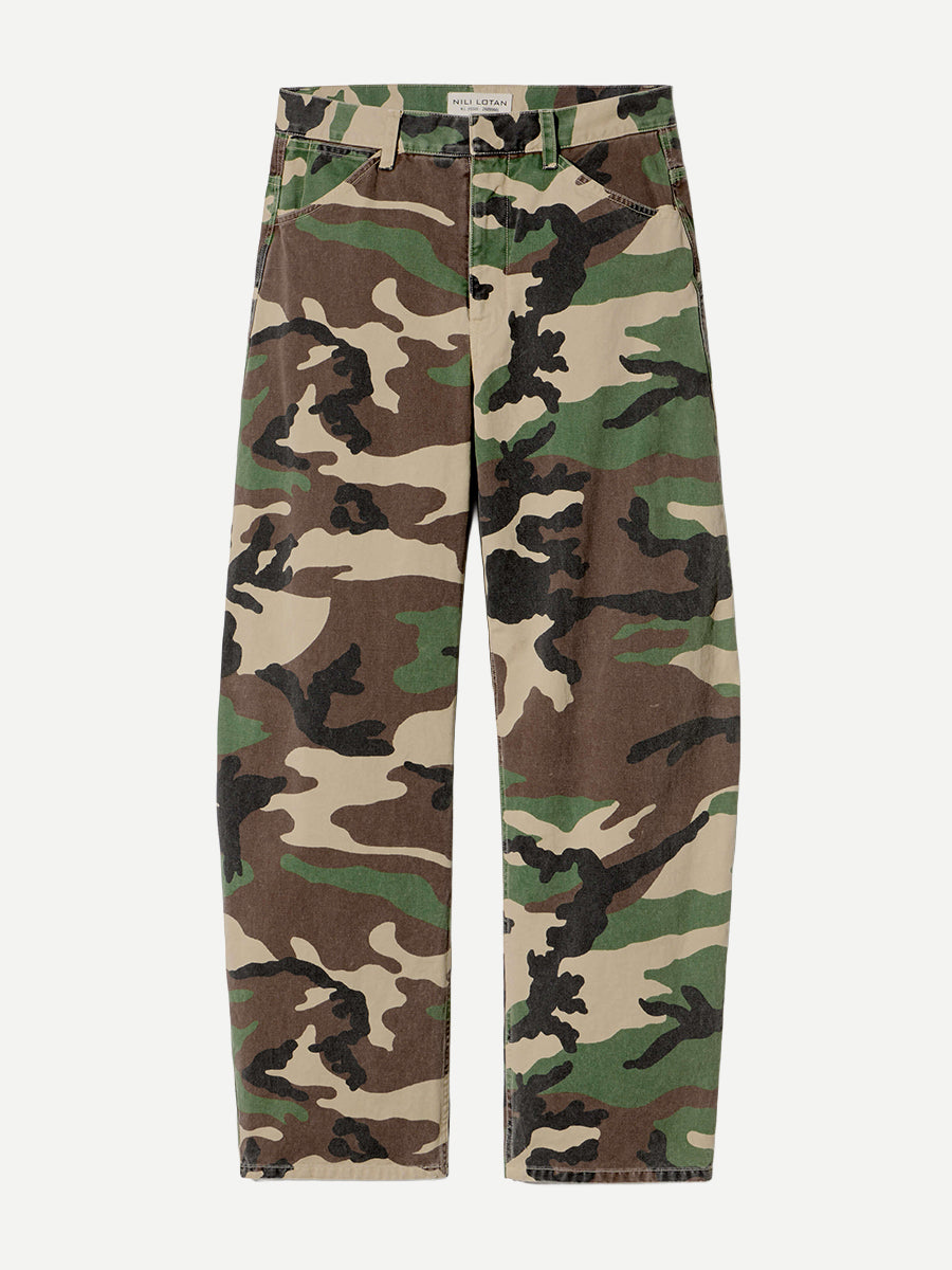 Tribeca Pant in Khaki Overdyed Camo