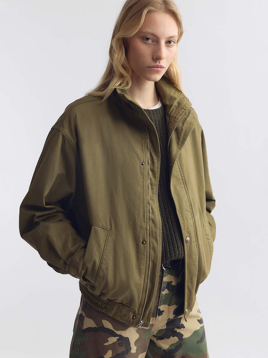 Tribeca Pant in Khaki Overdyed Camo