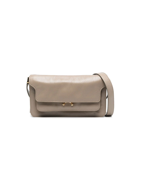 Marni Medium Trunk Bag In Beige