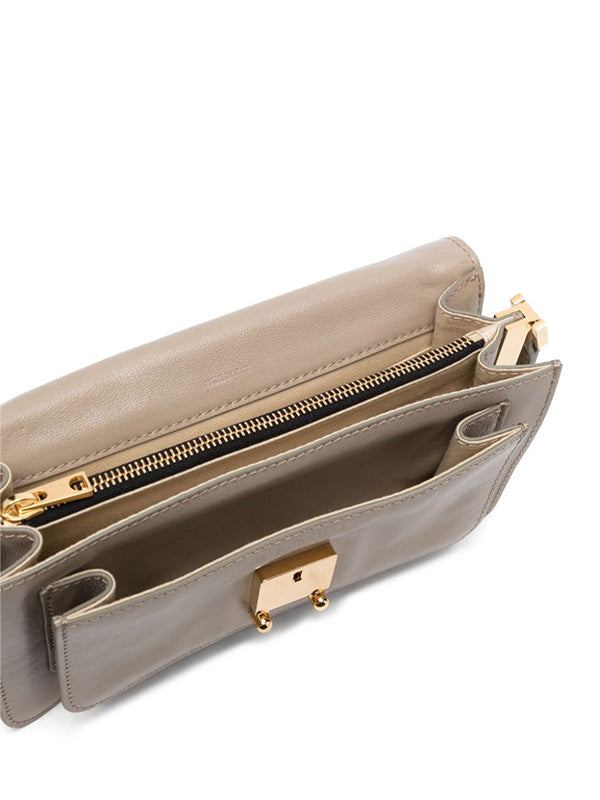 Marni Medium Trunk Bag In Beige