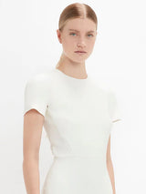 Victoria Beckham | T-Shirt Fitted Dress in Ivory