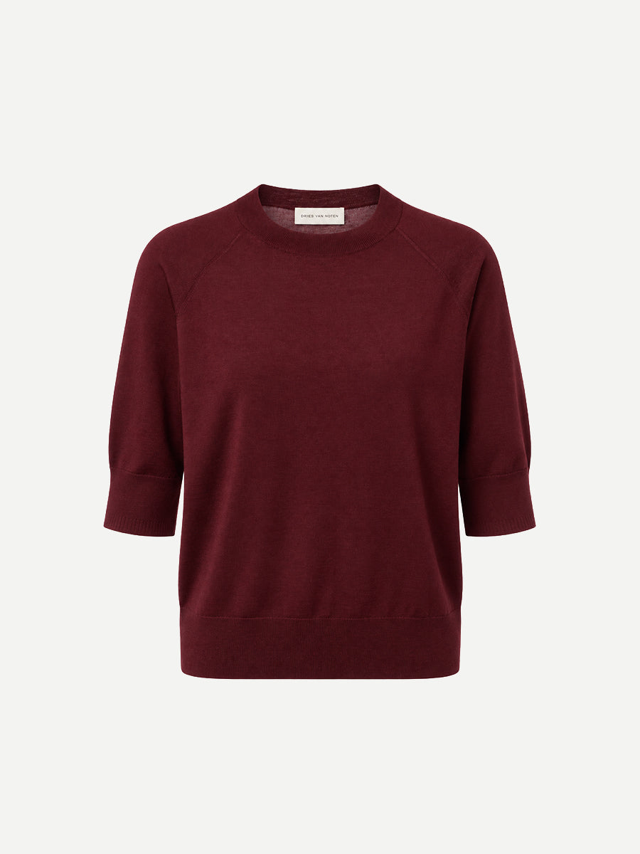 Tuan Knit Sweater in Wine