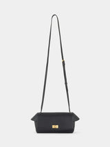 Anya Hindmarch Tube Bag in Black High Shine Capra