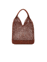 Ulla Johnson | Tulia Large Knotted Hobo in Pecan Brown