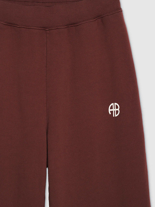 Anine Bing Tyler Jogger In Dark Cherry