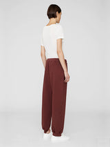 Anine Bing Tyler Jogger In Dark Cherry