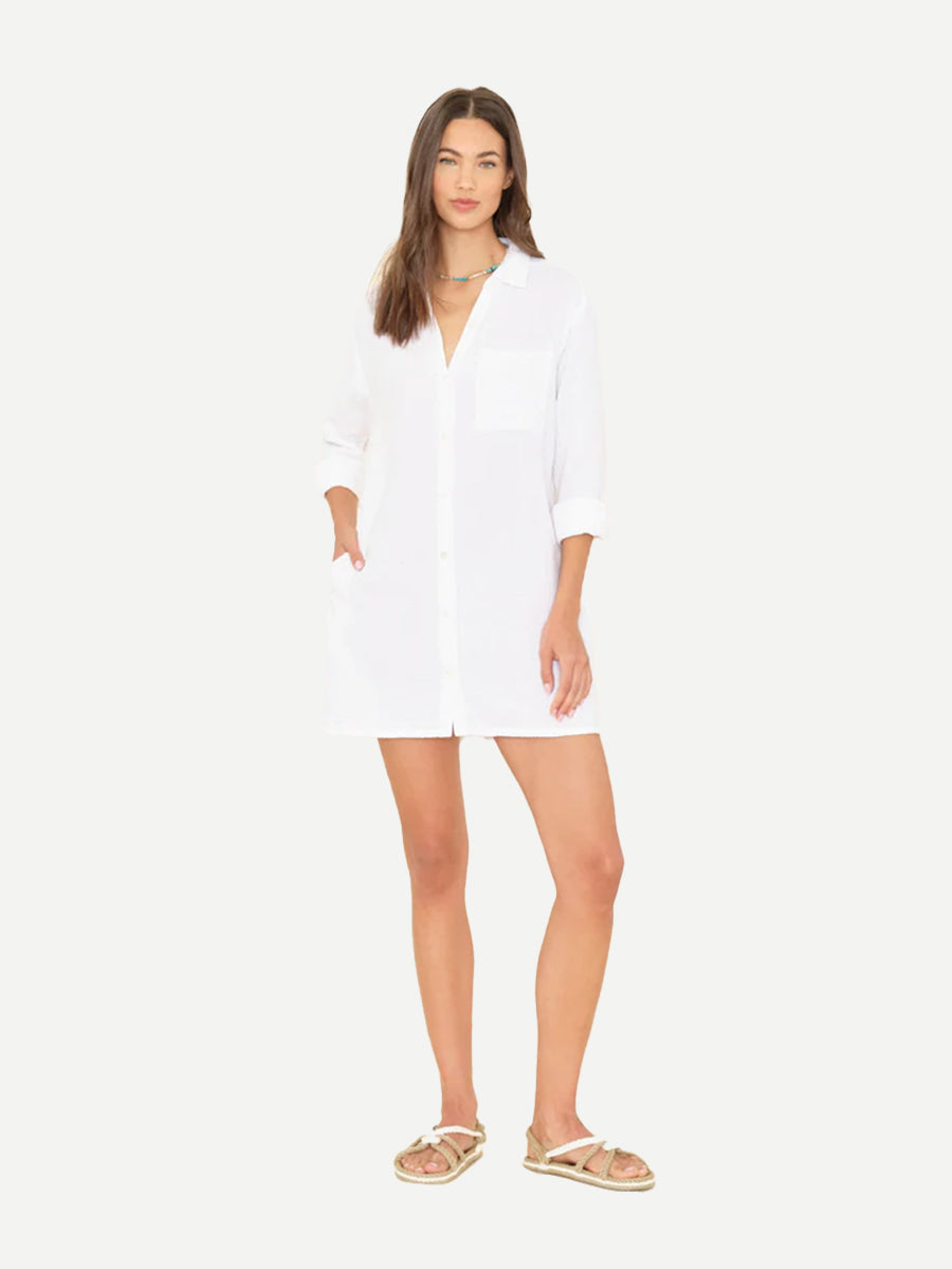 Tyson Dress in White