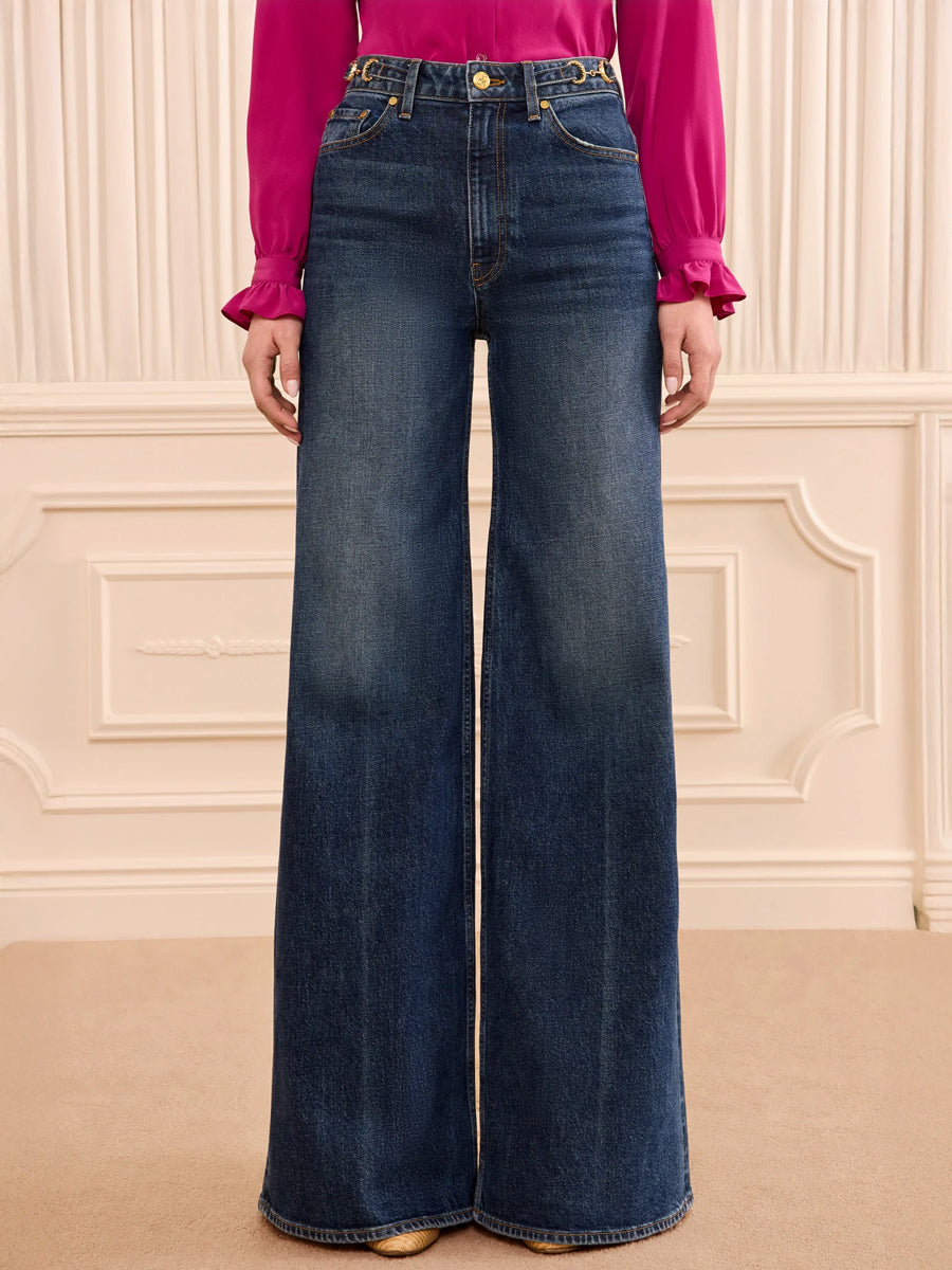 The Stretch Valory Flare Jean in Nile