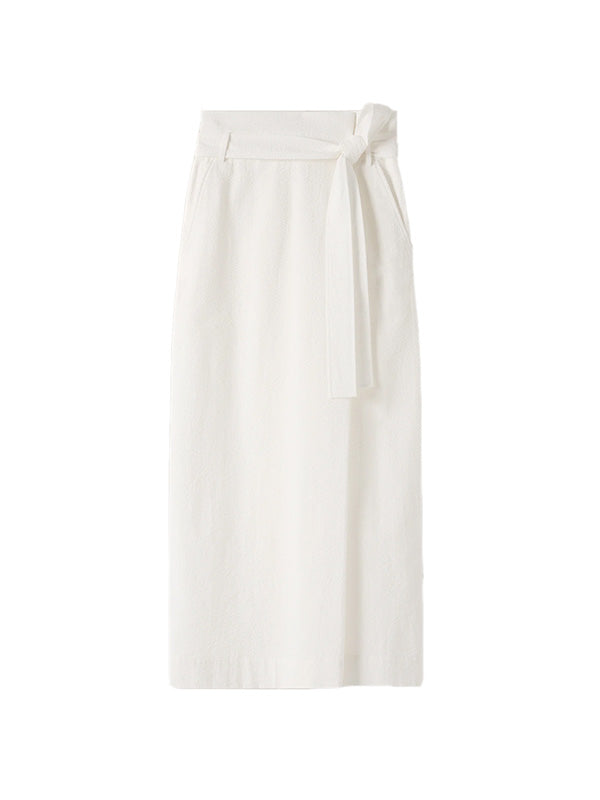 A Emery | The Ven Skirt in Parchment