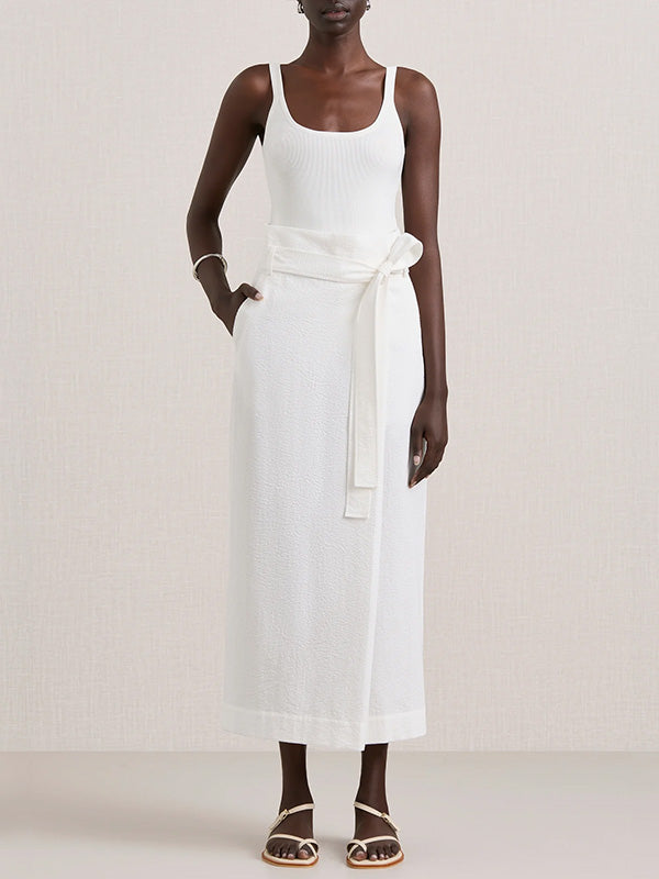A Emery | The Ven Skirt in Parchment