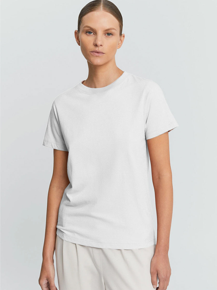 Jac and Jack Verte Tee in White