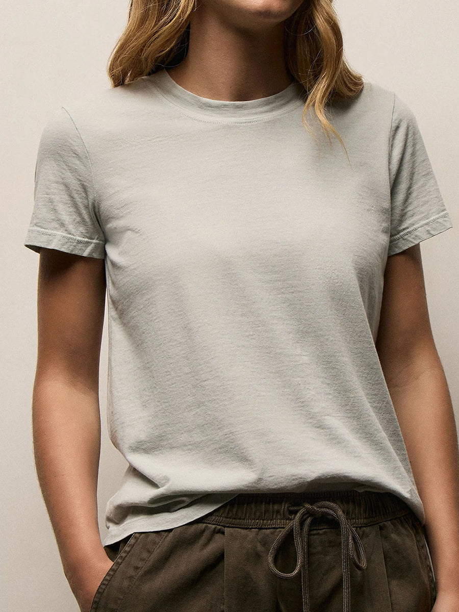 Vintage Little Boy Tee in Celery Pigment