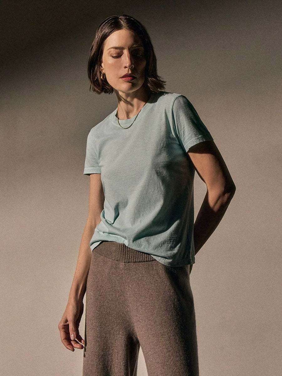 James Perse Vintage Little Boy Tee in Fresco Pigment