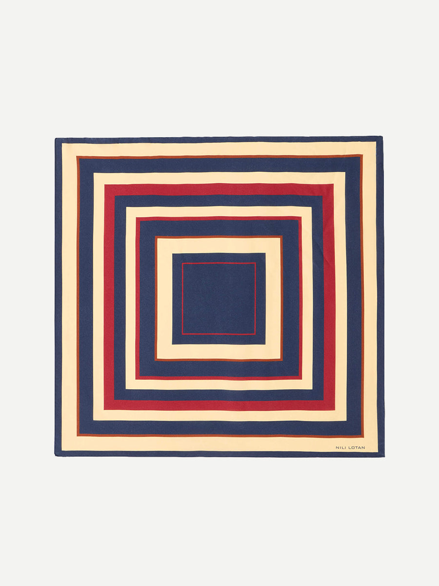 Vintage Scarf in Vintage Stripes