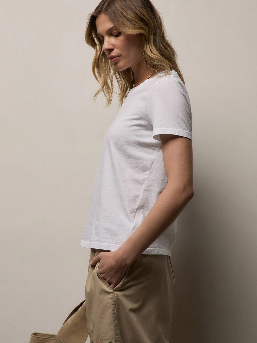 Vintage Little Boy Tee in White