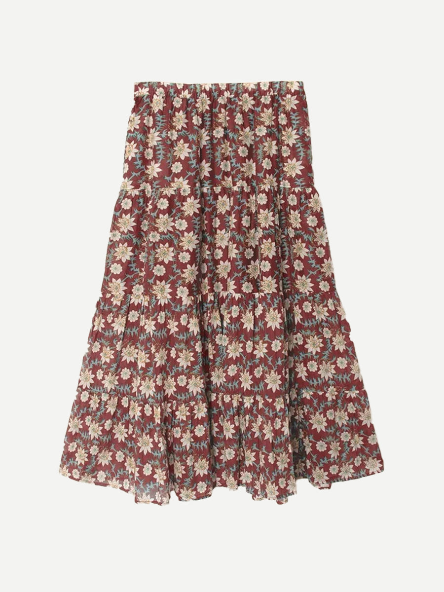 Xirena Viola Skirt in Cedar Blue