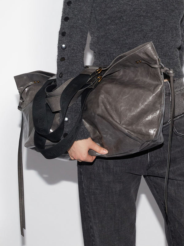 ISABEL MARANT | Wardy Shoulder Bag in Anthracite
