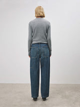 Nili Lotan Waldorf Sweater in Light Grey Melange