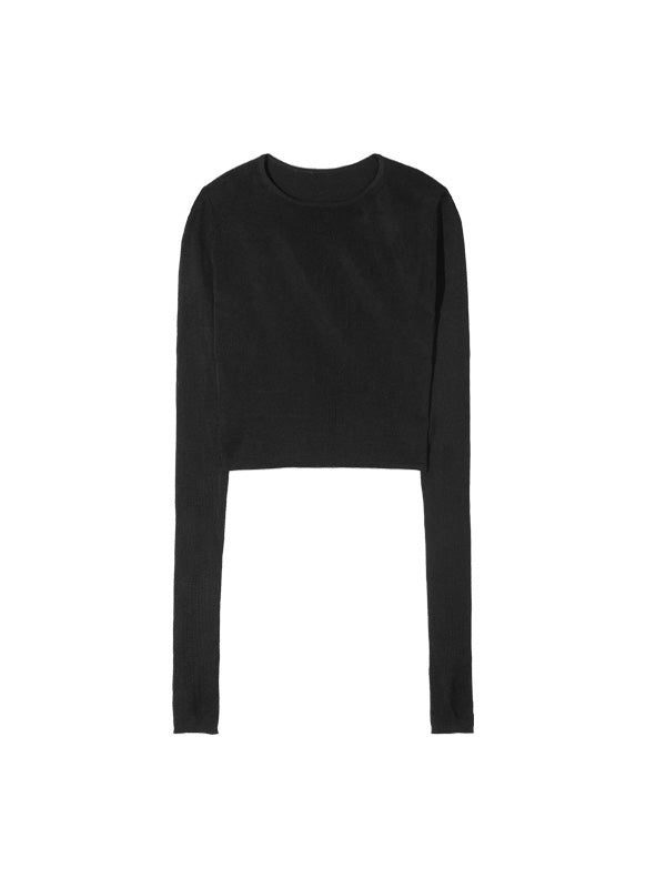 Nili Lotan Wednesday Silk Sweater in Black