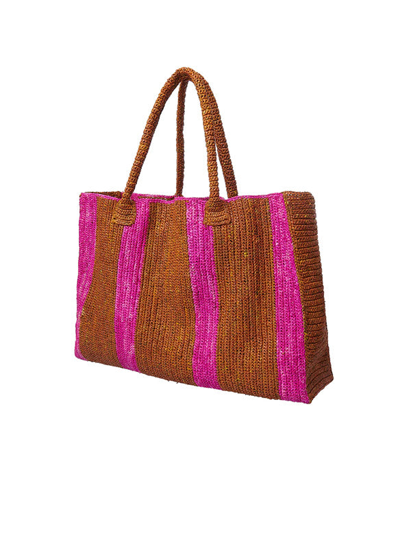 Gabriele Frantzen | Weekender Bag in Caramel and Pink
