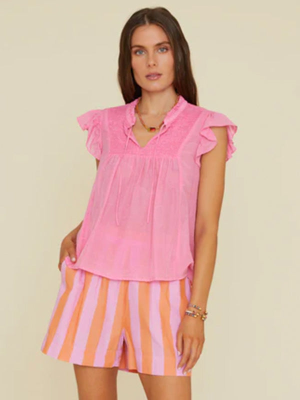 Xirena Whitely Top in Petunia