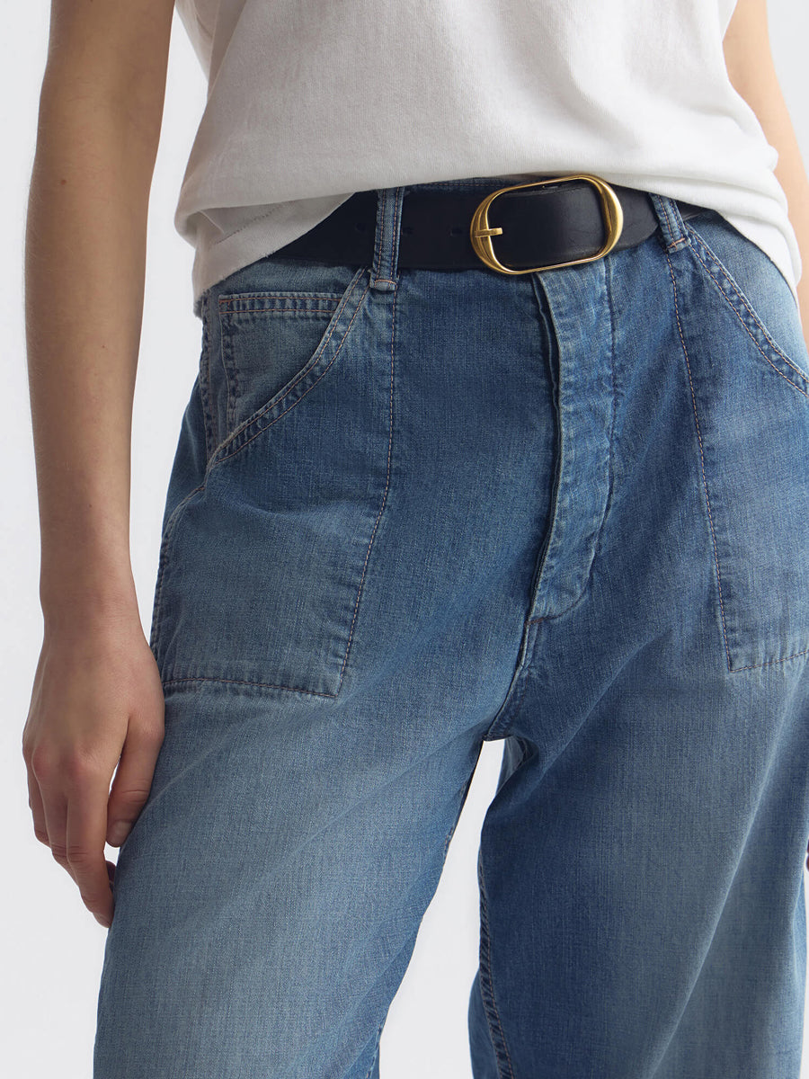 Whitney Denim Pant in Delancey Wash