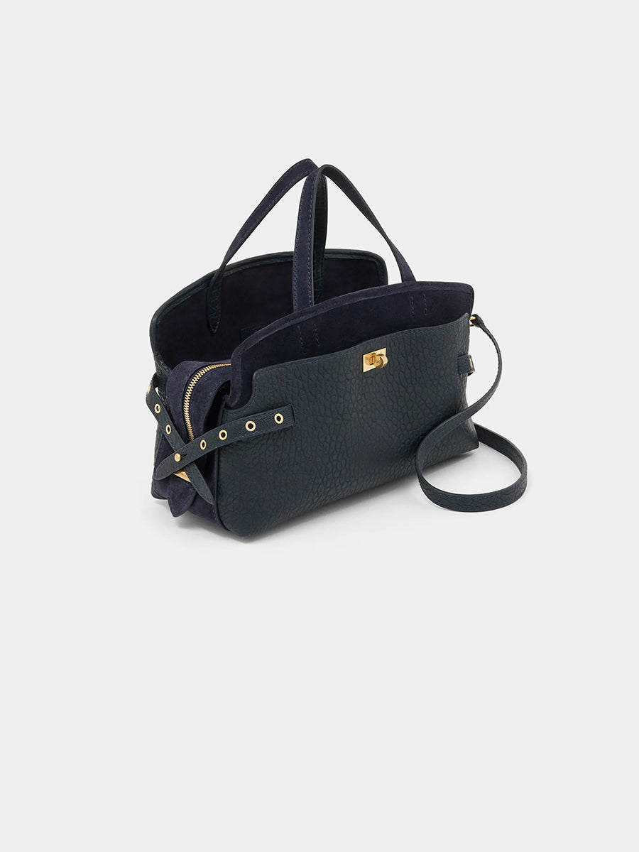 Anya Hindmarch Wilson Small in Marine Suede